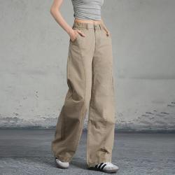 Dickies 2026早秋女式休闲裤美式百搭简约潮牌阔腿直筒裤