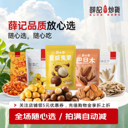 薛记炒货 海苔甜辣麻花208g/袋小麻花手工小麻花办公室休闲小零食袋装 208g/袋海苔小麻花