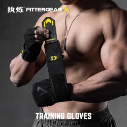 FITTER GEAR FITTERGEAR 防滑防起茧 黑色 L码 手套