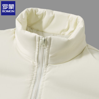 罗蒙 纯色短款棉衣 蓝色 2XL 男士棉服