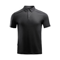 龙牙 五代阿波罗POWERDRY短袖POLO衫男户外翻领透气衫 谍影灰 4XL 185/116C（重220-240斤）