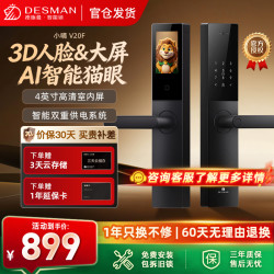 德施曼 智能门锁指纹锁密码锁家用入户门锁防盗门锁V20F