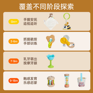Hape E7564 初曜八礼新生儿礼盒 0-12个月 手摇铃牙胶套装