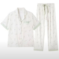 慵懒时光:欧迪芬 短袖长裤开衫翻领家居服套装 专区多款