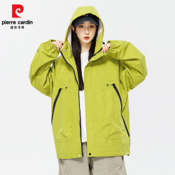 皮尔·卡丹 皮尔卡丹（pierre cardin）   秋季宽松潮流冲锋衣