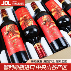 罗涩霖智利原瓶进口干红 中央山谷产区 红酒 葡萄酒 红酒整箱 红酒礼盒 红酒6瓶整箱