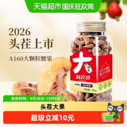 新农哥 大颗粒紫皮腰果500g罐装头茬盐焗味坚果2026新货越南特产