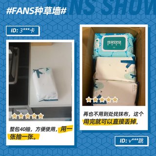 淘宝心选 多用厨房清洁湿巾