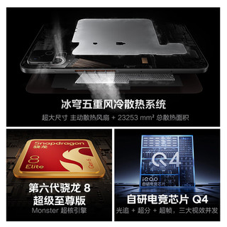 iQOO Pad Ultra 骁龙8至尊版 165Hz高刷 星铠银 16GB+1TB 平板电脑