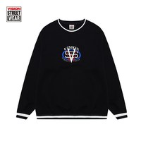 Vision Street Wear VISION官方 美式复古宽松套头圆领长袖卫衣