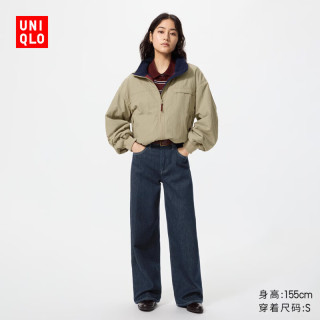 优衣库 EZY宽松直筒牛仔裤/水洗产品