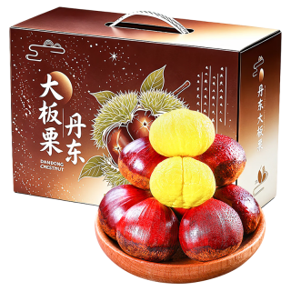 亨迅 丹东板栗 新鲜大栗子 5斤装
