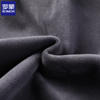 罗蒙 9010 加绒保暖 深灰色 3XL 男士针织衫