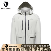 户外徒步:BLACKYAK 布来亚克男士WINDSTOPPER防风夹克外套SVM031 沙色 L
