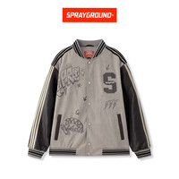 SPRAYGROUND 鲨鱼嘴棒球夹克外套潮流宽松秋季新款美式JM WD931109