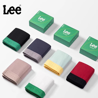 Lee 50支兰精天丝莫代尔 粉色+黑色+深灰蓝 L 3条装 男士内裤