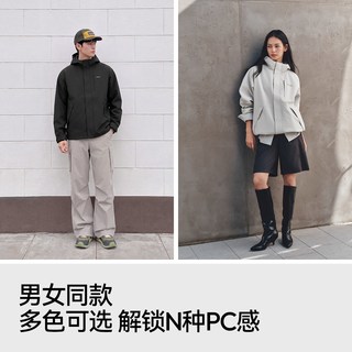 森马 航天联名防风防水连帽工装夹克