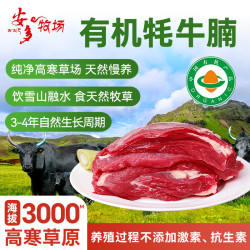1号会员店 精选有机耗牛 牛腩净重2斤