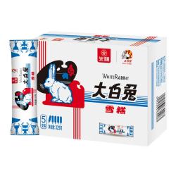 光明 牌 大白兔雪糕 65g*5支 冰淇淋冷饮棒冰 家庭装冰激凌 25年生产