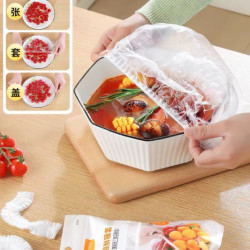 佳帮手 一次性保鲜膜套罩食品级专用保鲜袋家用带松紧剩菜套碗盘罩