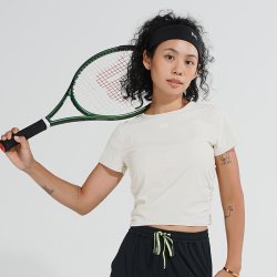 沸可 瑜伽服女显瘦健身训练运动上衣跑步T恤衫夏季新款短袖