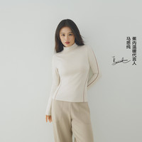 移动端：蕉内 热皮501++女士肌底衣圆领T恤保暖内衣抗菌修身打底可外穿秋冬