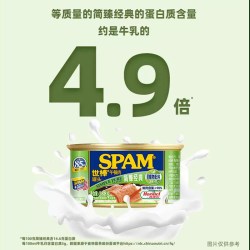 世棒 猫超臻选Spam世棒简臻经典午餐肉罐头188g*4罐即食