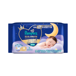 帮宝适 整觉专研新夜用纸尿裤 M7片 婴儿尿不湿