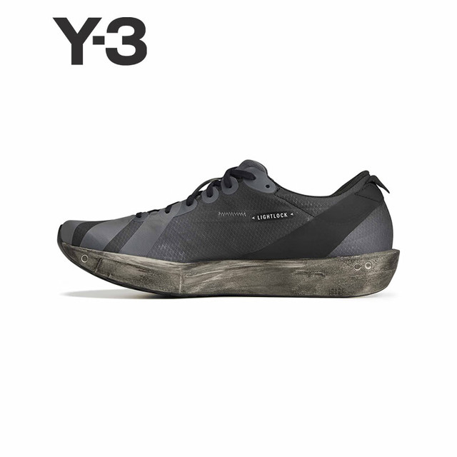 Y-3 y3 ADIOS 9运动休闲鞋男鞋56-KI9544 灰色 38 (235mm) UK5
