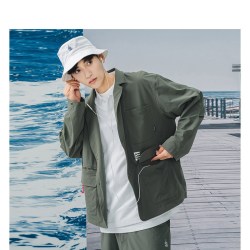 nautica white sail nautica 白帆日系复古无性别休闲廓形西服夹克JW2151