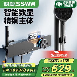浪鲸 数显 淋浴花洒套装