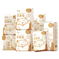 凸凸棉 棉柔卫生巾 日夜组合7包82片