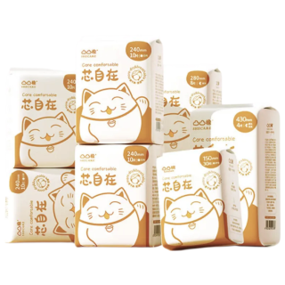凸凸棉 棉柔卫生巾 日夜组合7包82片