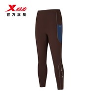 移动端：特步 两千公里PRO|压缩裤2026冬季新款专业跑步紧身裤男子运动长裤