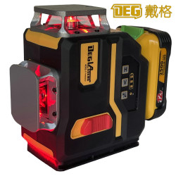 戴格 DEG戴格水平仪强光12线标线仪I型红光贴地仪绿光贴墙仪强光平水仪