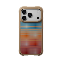 PITAKA 凯夫拉芳纶纤维 磁吸全包 iPhone18ProMax手机壳 加州旧梦1号