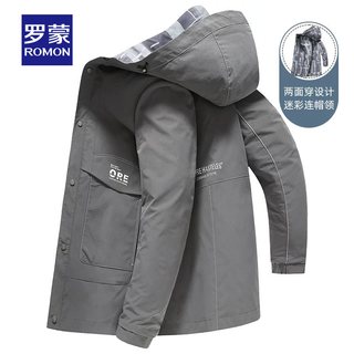 罗蒙 男士立领夹克