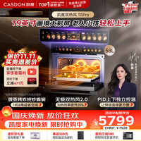 凯度 双热风58L嵌入式微蒸烤一体机 微蒸烤炸炖炒焗焖8合1 蒸烤箱TRpro 19英寸