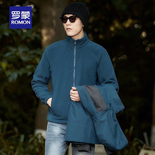 罗蒙 防风保暖 牛仔蓝 3XL 男士夹克