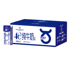 1号会员店 4.0g蛋白全脂纯牛奶200ml*30盒