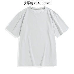 太平鸟 男装 秋季速干短袖T恤B2CNE3173 灰色1 S