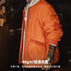 马登 质感！M65绗缝棉服 橘色 L 男士夹克(多款可选)