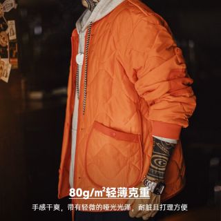 马登 M65绗缝棉服 橘色 L 男士夹克