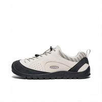户外徒步：KEEN JASPER ROCKS SP皮革织物低帮户外功能鞋男款米黑1030055