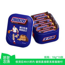 士力架 花生夹心巧克力10g*10根（铁盒装）