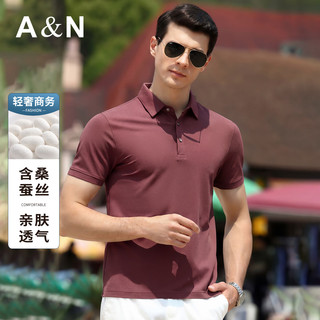 安东尼奥 桑蚕丝长绒棉 POLO衫 男 短袖