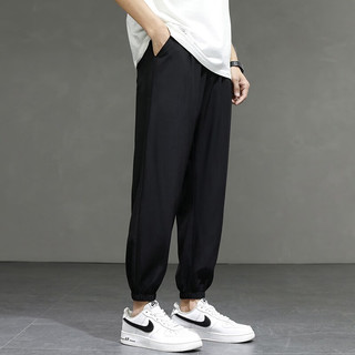 杉努 K20 冰丝薄款 浅灰 3XL 男士休闲裤
