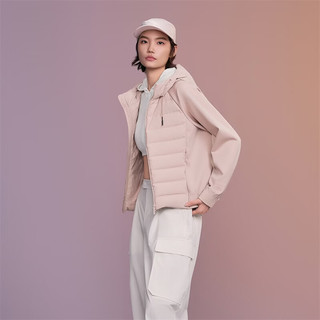 高梵 黑金鹅绒服 修身轻薄 柔雾粉 S 女士羽绒服