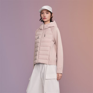 高梵 黑金鹅绒服 修身轻薄 柔雾粉 S 女士羽绒服