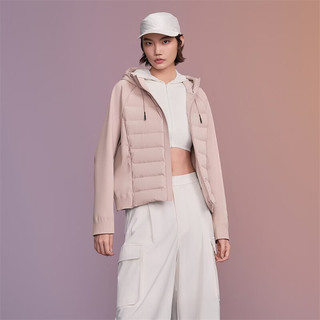 高梵 黑金鹅绒服 修身轻薄 柔雾粉 S 女士羽绒服